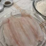 raw fish on a plate